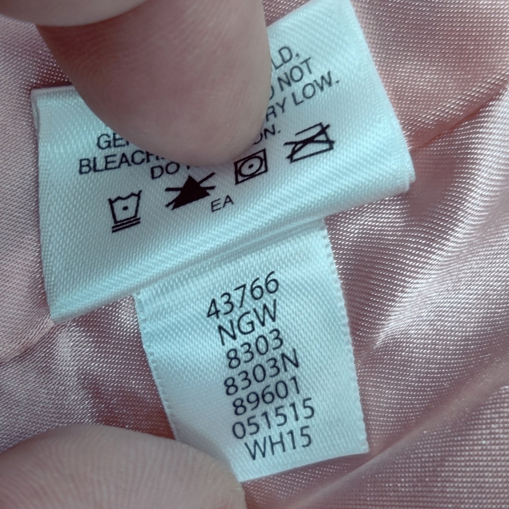 Hanna Andersson Sherpa Teddy Fleece Girls Coat Sz 120 (US 6/7) Gray Pink - Picture 11 of 13